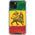 The Lion of Judah Rasta Flag iPhone 14 Plus Clear Case