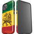 The Lion of Judah Rasta Flag iPhone 14 Impact Case