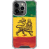The Lion of Judah Rasta Flag iPhone 15 Pro Clear Case