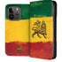 The Lion of Judah Rasta Flag iPhone 14 Pro Folio Case
