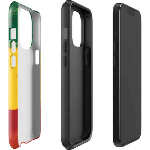 The Lion of Judah Rasta Flag iPhone 14 Pro Impact Case
