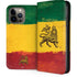 The Lion of Judah Rasta Flag iPhone 14 Pro Max Folio Case