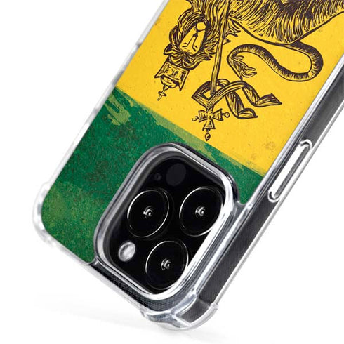 The Lion of Judah Rasta Flag iPhone 15 Pro Max MagSafe Case