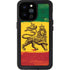 The Lion of Judah Rasta Flag iPhone 14 Pro Max Waterproof Case