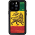 The Lion of Judah Rasta Flag iPhone 14 Pro Waterproof Case