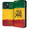 The Lion of Judah Rasta Flag iPhone 15 Plus Folio Case