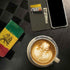 The Lion of Judah Rasta Flag iPhone 15 Plus Folio Case