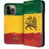 The Lion of Judah Rasta Flag iPhone 15 Pro Max Folio Case
