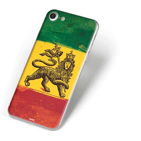 The Lion of Judah Rasta Flag iPhone 7 Skin