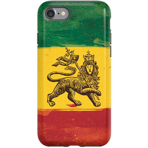 The Lion of Judah Rasta Flag iPhone SE (2nd & 3rd Gen) Pro Case