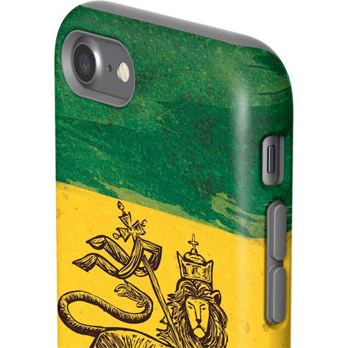 The Lion of Judah Rasta Flag iPhone SE (2nd & 3rd Gen) Pro Case
