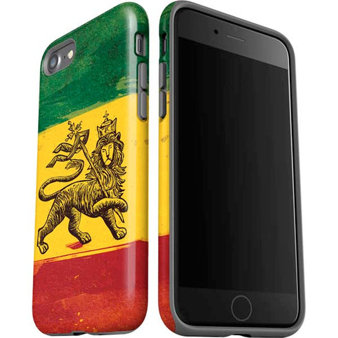 The Lion of Judah Rasta Flag iPhone SE (2nd & 3rd Gen) Pro Case
