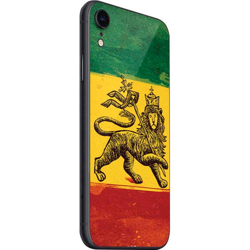 The Lion of Judah Rasta Flag iPhone SE (2nd & 3rd Gen) Skin
