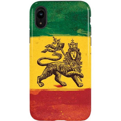 The Lion of Judah Rasta Flag iPhone XR Pro Case