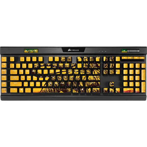 The Lion of Judah Rasta Flag K95 RGB PLATINUM Mechanical Gaming Keyboard Skin