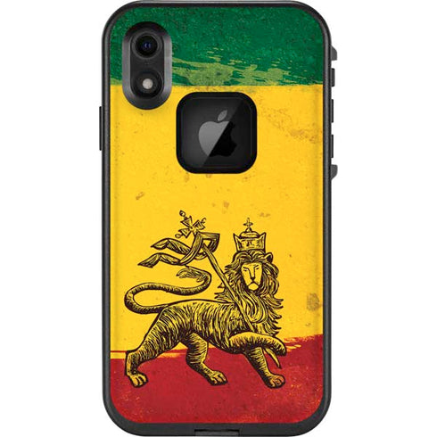 The Lion of Judah Rasta Flag LifeProof Fre iPhone Skin