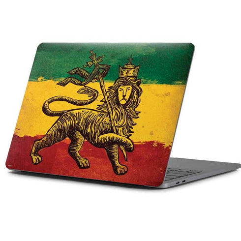 The Lion of Judah Rasta Flag Apple MacBook Pro 13-inch Skin