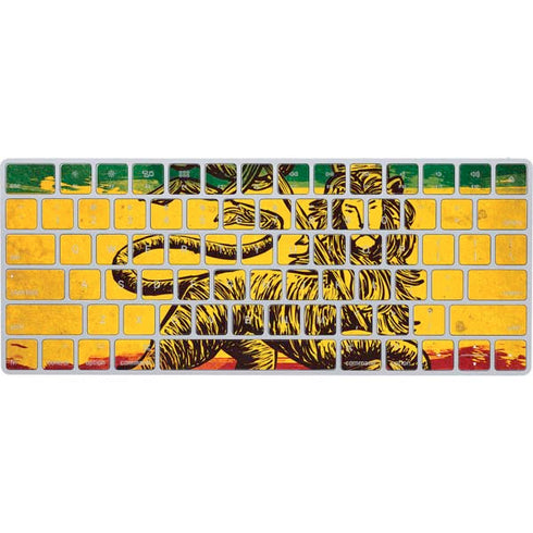 The Lion of Judah Rasta Flag Magic Keyboard Skin