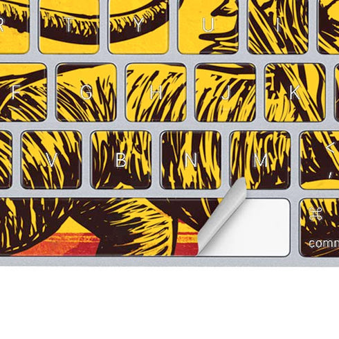 The Lion of Judah Rasta Flag Magic Keyboard Skin