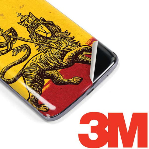 The Lion of Judah Rasta Flag Moto E5 Plus Skin