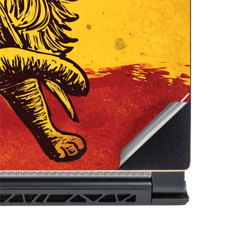 The Lion of Judah Rasta Flag MSI GS65 Stealth Laptop Skin