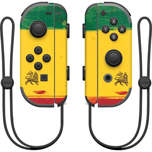 The Lion of Judah Rasta Flag Nintendo Joy-Con (L/R) Controller Skin