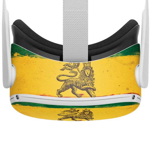 The Lion of Judah Rasta Flag Oculus Quest 2 Skin