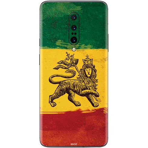 The Lion of Judah Rasta Flag OnePlus 7 Pro Skin