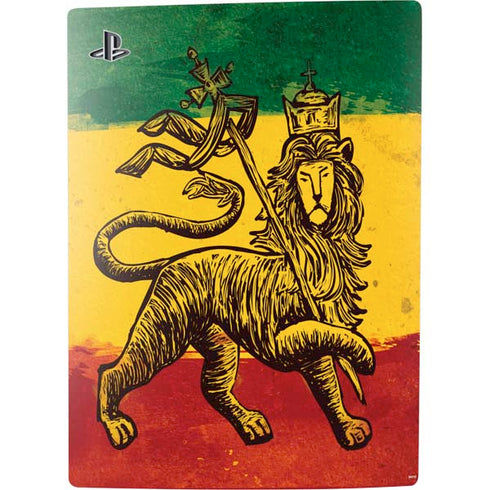 The Lion of Judah Rasta Flag PS5 Bundle Skin