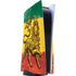 The Lion of Judah Rasta Flag PS5 Console Skin