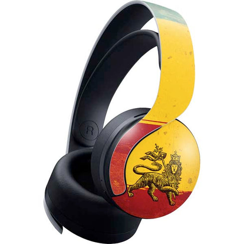 The Lion of Judah Rasta Flag PULSE 3D Wireless Headset for PS5 Skin
