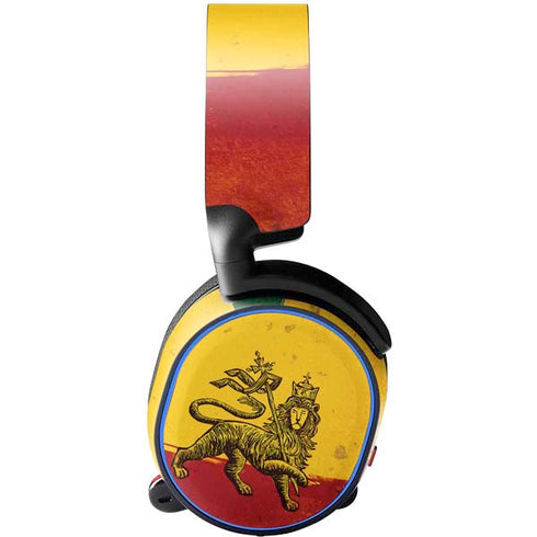 The Lion of Judah Rasta Flag SteelSeries Arctis 3 Skin