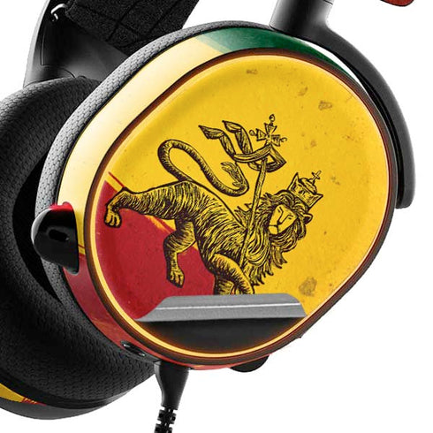 The Lion of Judah Rasta Flag SteelSeries Arctis 3 Skin