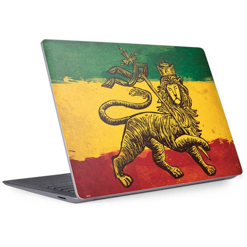 The Lion of Judah Rasta Flag Surface Laptop 3 13.5in Skin