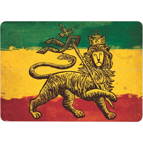 The Lion of Judah Rasta Flag Surface Laptop Studio Skin