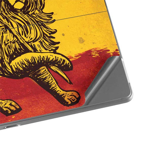 The Lion of Judah Rasta Flag Surface Pro 8 Skin