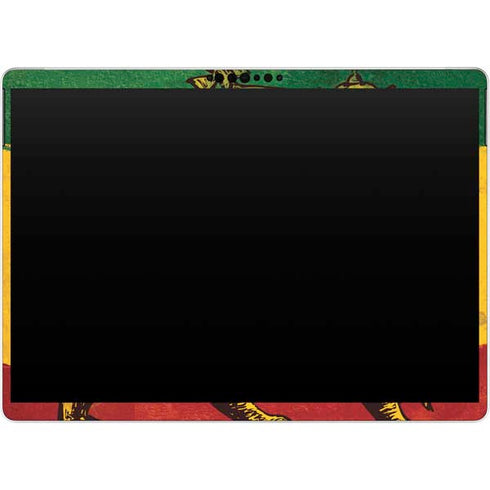 The Lion of Judah Rasta Flag Surface Pro 9 Skin