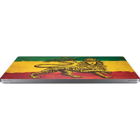 The Lion of Judah Rasta Flag Universal Laptop 16in (13 x 9.4in) Skin