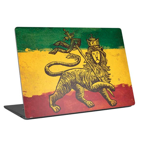 The Lion of Judah Rasta Flag Universal Laptop 17in (13.8 x 10in) Skin