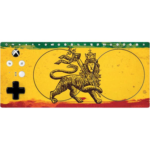 The Lion of Judah Rasta Flag Xbox Adaptive Controller Skin