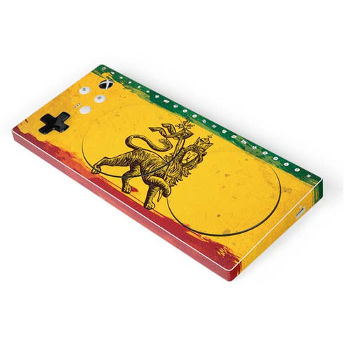 The Lion of Judah Rasta Flag Xbox Adaptive Controller Skin