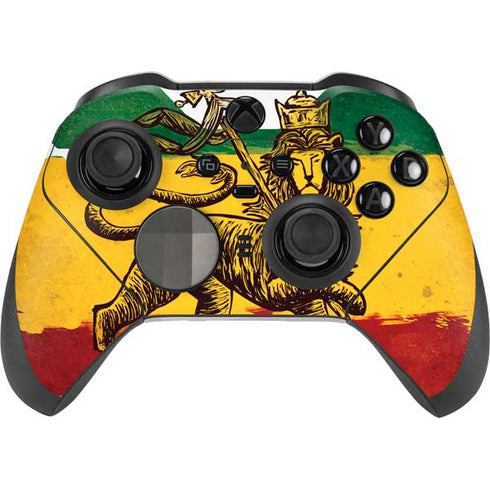 The Lion of Judah Rasta Flag Xbox Elite Wireless Controller Series 2 Skin