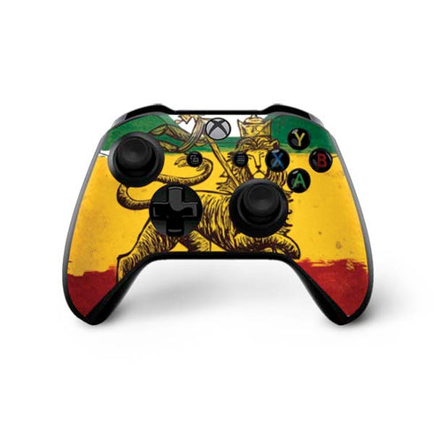 The Lion of Judah Rasta Flag Xbox One X Bundle Skin