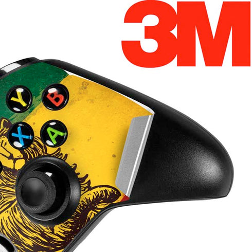 The Lion of Judah Rasta Flag Xbox One X Controller Skin