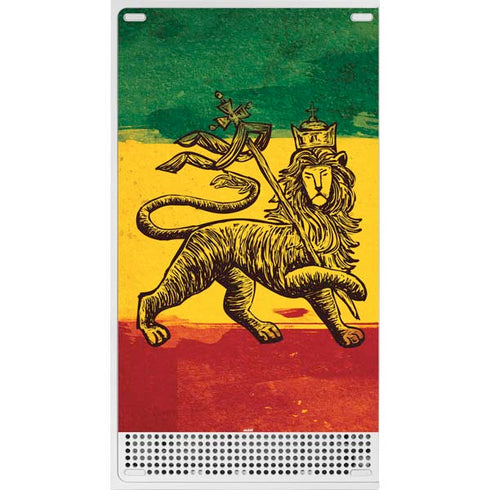 The Lion of Judah Rasta Flag Xbox Series S Bundle Skin