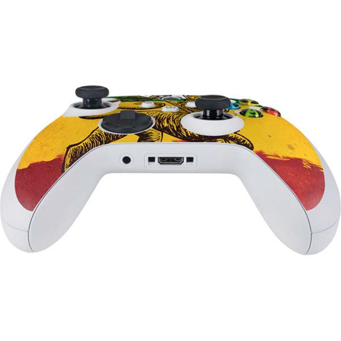 The Lion of Judah Rasta Flag Xbox Series S Controller Skin