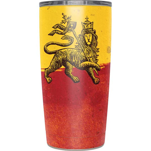 The Lion of Judah Rasta Flag Yeti 20oz Tumbler Skin