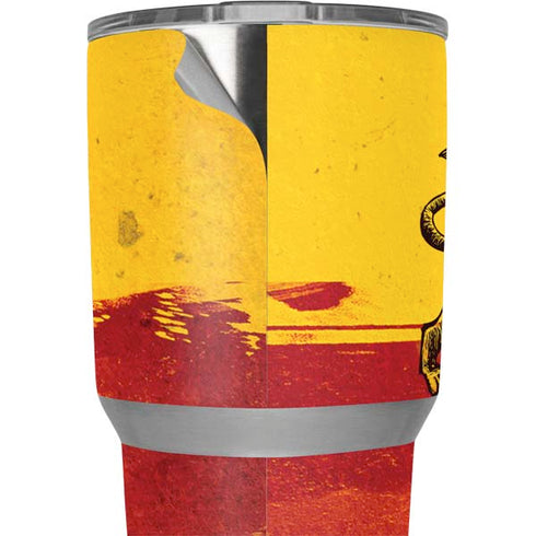 The Lion of Judah Rasta Flag Yeti 30oz Rambler Tumbler Skin