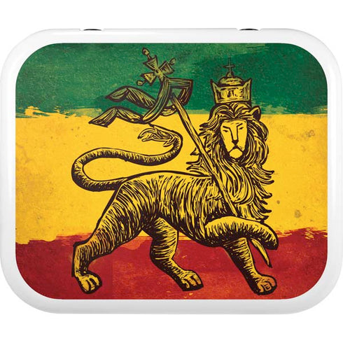 The Lion of Judah Rasta Flag YETI Roadie 24 Hard Cooler Skin