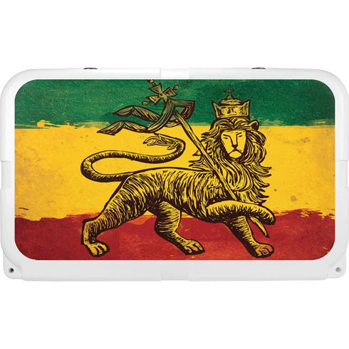 The Lion of Judah Rasta Flag YETI Tundra 45 Hard Cooler Skin